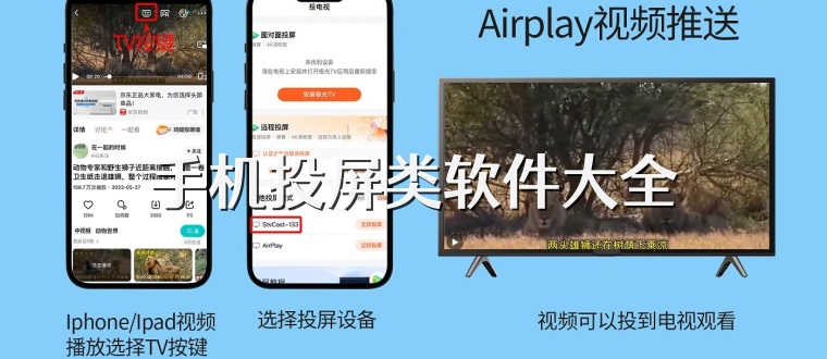 手机投屏类软件大全