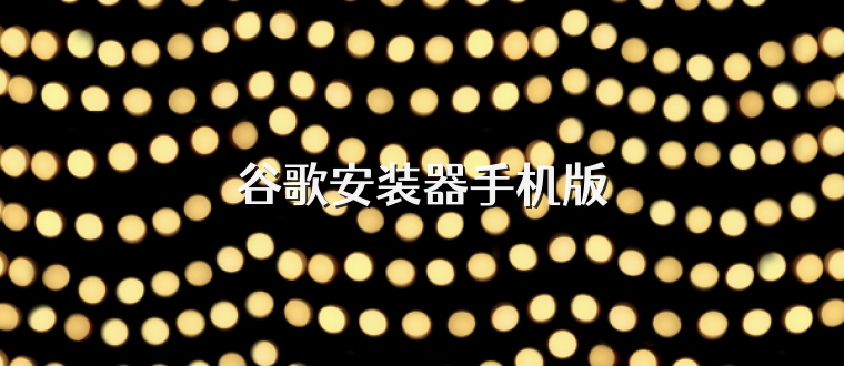 谷歌安装器手机版