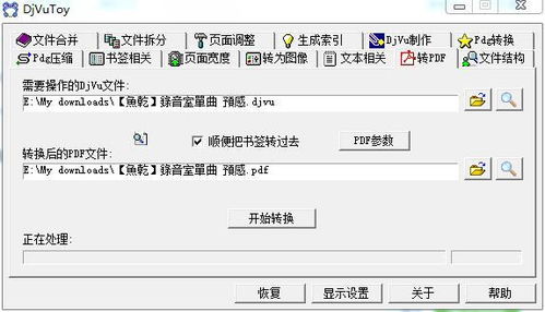 轻松实现DJVU到PDF转换，一学即会！ 2