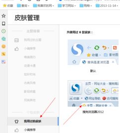 如何设置搜狗浏览器的皮肤？ 1