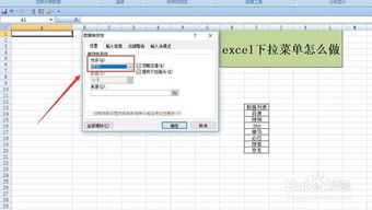如何在Excel中制作下拉菜单？ 3
