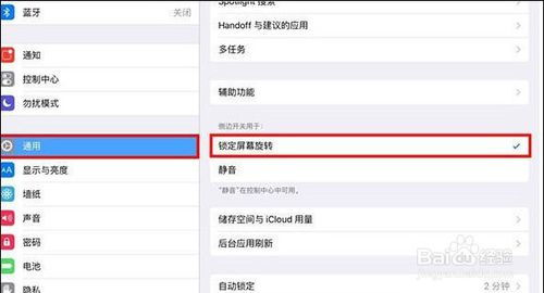 如何轻松设置苹果平板电脑的屏幕旋转功能 3