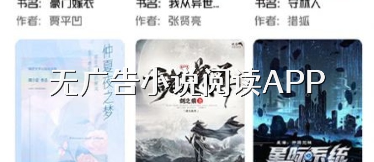 无广告小说阅读APP