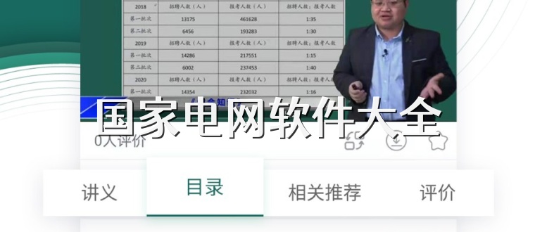 国家电网软件大全