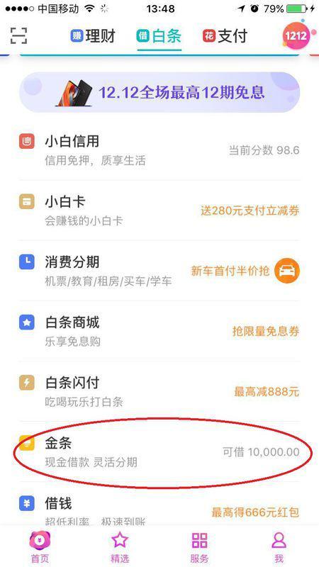 如何在京东App轻松查看金条借款信息 2