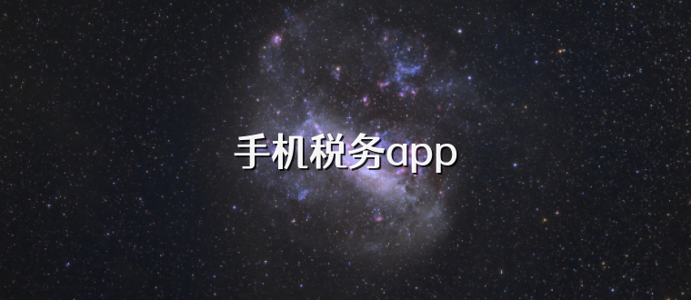 手机税务app