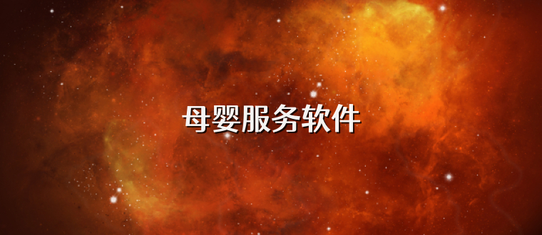 母婴服务软件