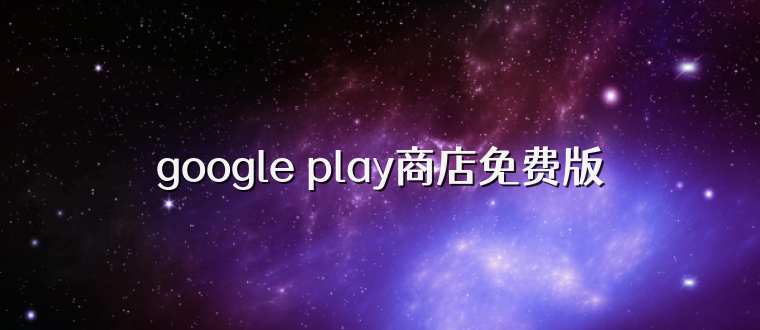 google play商店免费版