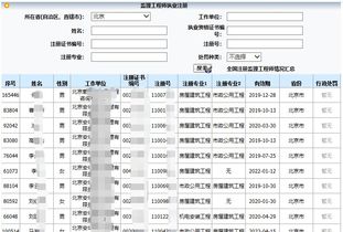 监理工程师注册与业绩信息，一键查询指南！ 2