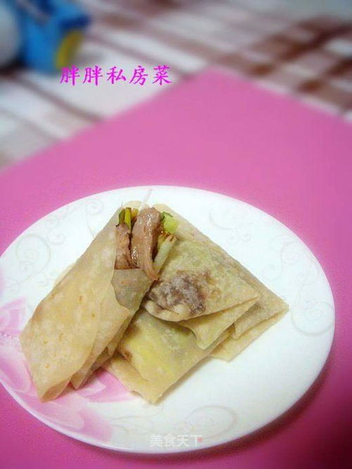 家常烤鸭饼的简易制作方法 4