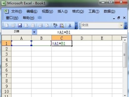 Excel表格中输入乘号的简单方法 1