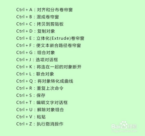 CDR常用快捷键大全，一键提升设计效率！ 1