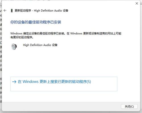 轻松学会！Windows 11声卡驱动更新教程 3