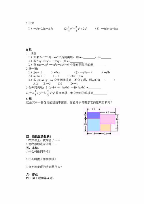 同类项的定义及详细概念解析 3