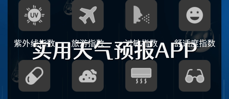 实用天气预报APP