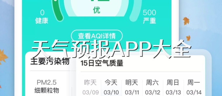 天气预报APP大全