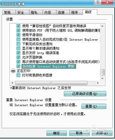 轻松设置：如何在Internet选项中启用网络自动检测功能 3