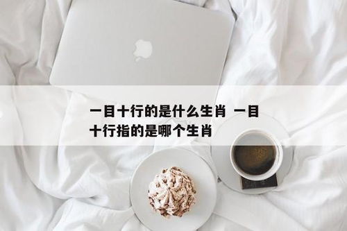 揭秘：一目十行对应的生肖或数字是什么？ 2