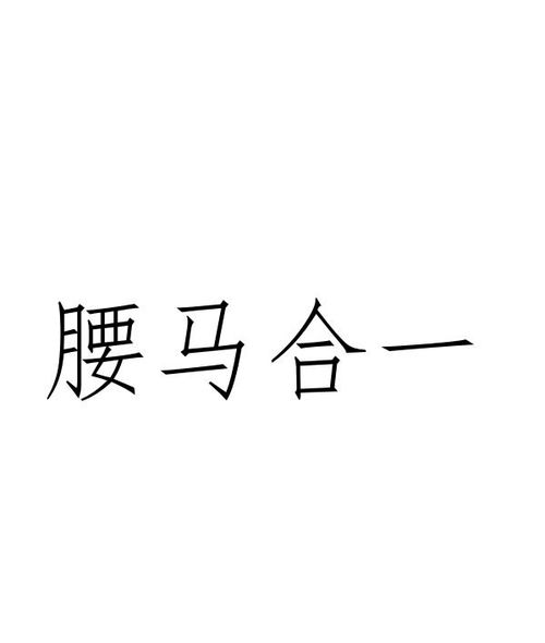 解读'腰马合一'的真正含义 2