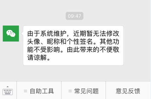 微信如何进行系统维护？ 2