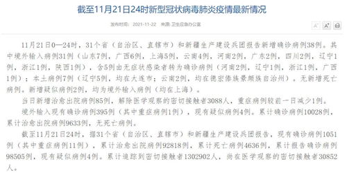 全国31省区市新冠疫情最新：新增确诊17例，本土病例再现2例 2