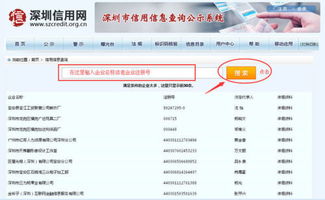 深圳工商局网站查询公司注册信息的实用指南 2