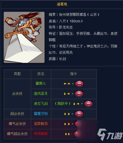 《三国战记技能出招大全》 1