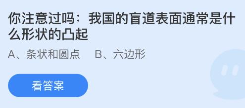 探索蚂蚁庄园：揭秘我国盲道上的神奇凸起形状 2