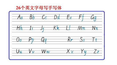 英语26个字母的大小写是什么？ 3