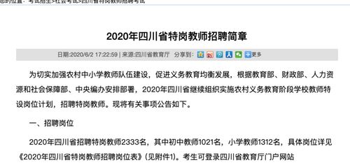 2022年特岗教师报名条件及时间安排 4