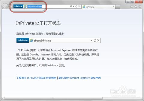 IE浏览器的InPrivate隐私模式怎么使用？ 1