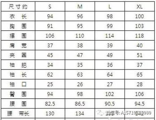 衣服尺码排序指南：从小到大全解析 2