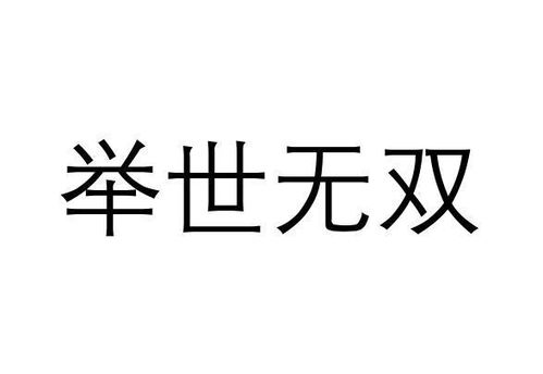 寻求'举世无双'的同义词 2