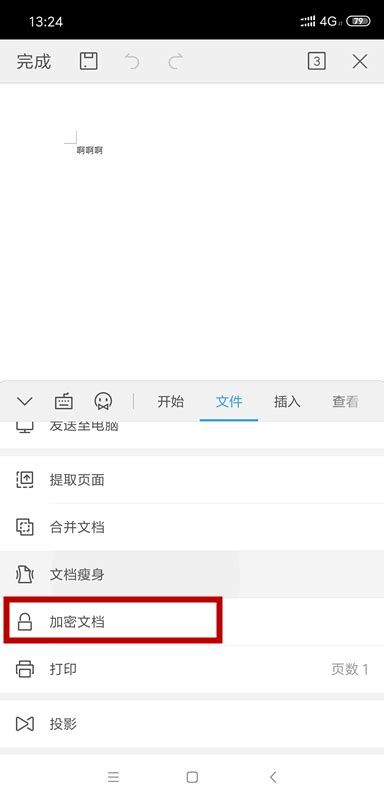 如何在手机WPS文档中轻松实现文件加密保护？ 2