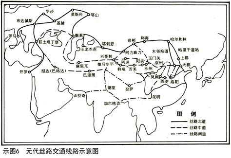 穿越古今的辉煌轨迹：我国古代丝绸之路详尽路线图 4