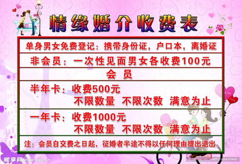 揭秘婚介所收费内幕：费用究竟如何计算？ 2