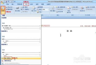 掌握Microsoft Word 2007：轻松打造专业级自动目录 2