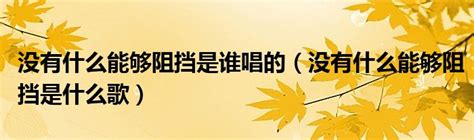 揭秘：那首唱出“没有什么阻挡着未来”的励志神曲究竟是何方神圣？ 3