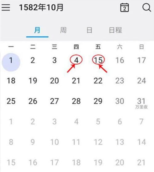 1582年10月为何缺失十天 2