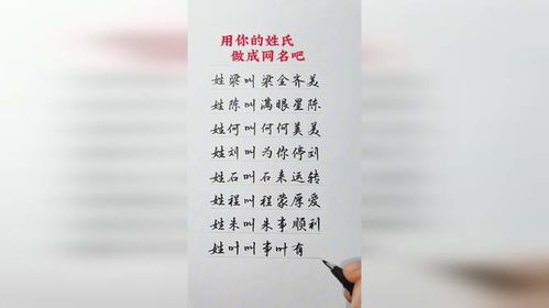你了解自己的姓氏背后的故事吗？快来试试用它做网名吧！ 2