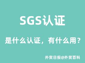 SGS是哪个认证机构？ 3