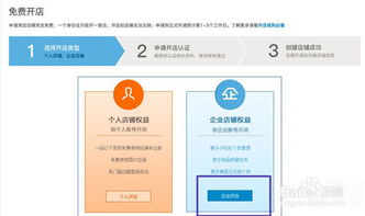 如何在淘宝上开通企业店铺？ 4