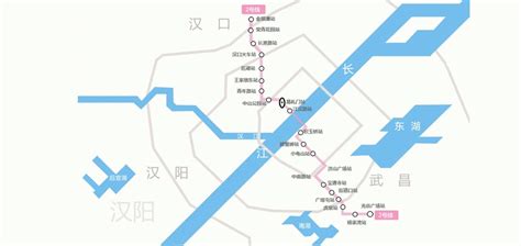 武汉地铁2号线站点线路图 2