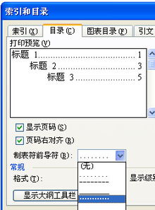 如何在Word目录中添加省略号？ 2