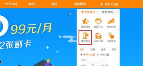如何在网上快速查询电信宽带账户余额？ 3