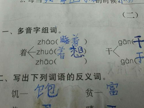 着字组词大全 2