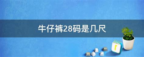 28码对应的是多少尺腰围 5