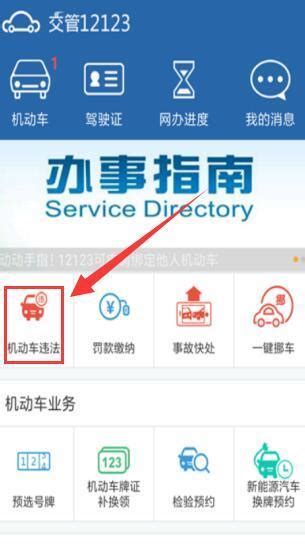 如何在交管12123平台轻松缴纳车辆违章罚款 1