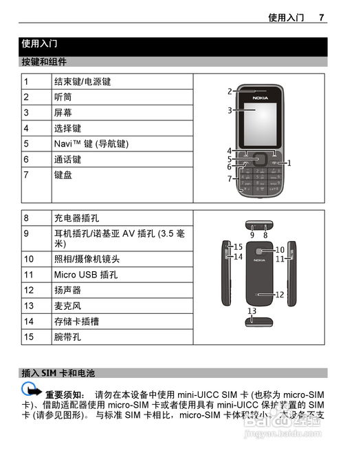 诺基亚6670手机操作指南：详尽入门手册 2