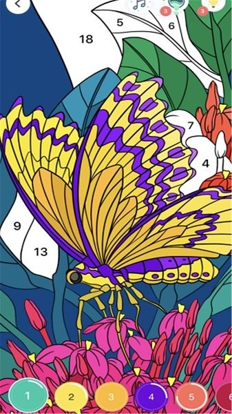 数字填色绘本 1